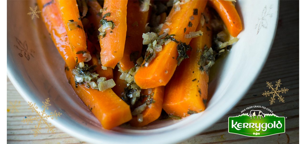 ROAST CARROTS WITH HERB BUTTER Kerrygold