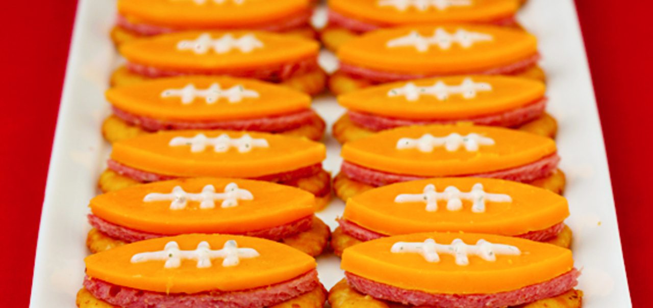 CASHEL BLUE CHEESE DIP, FOOTBALL BITES, FOOTBALL WHOOPIE PIES Kerrygold