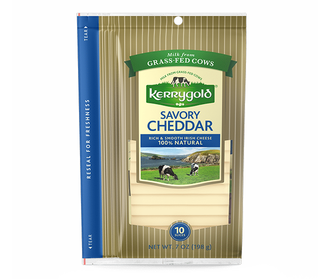 Savory Sliced Cheddar Cheese Kerrygold Usa